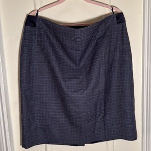 BOSS by Hugo Boss Navy Blue Will Pencil Skirt